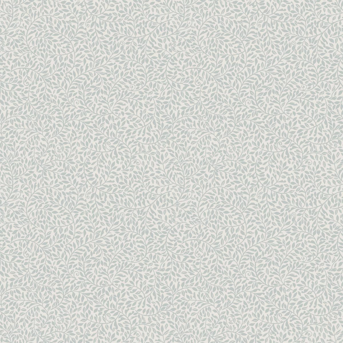 Bladverk Misty Blue wallpaper by Sandberg – botanical design