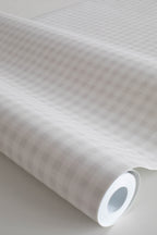 Ruta wallpaper by Sandberg in Grey, close detail of the print