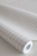 Ruta wallpaper by Sandberg in Garden Green, close detail of the print