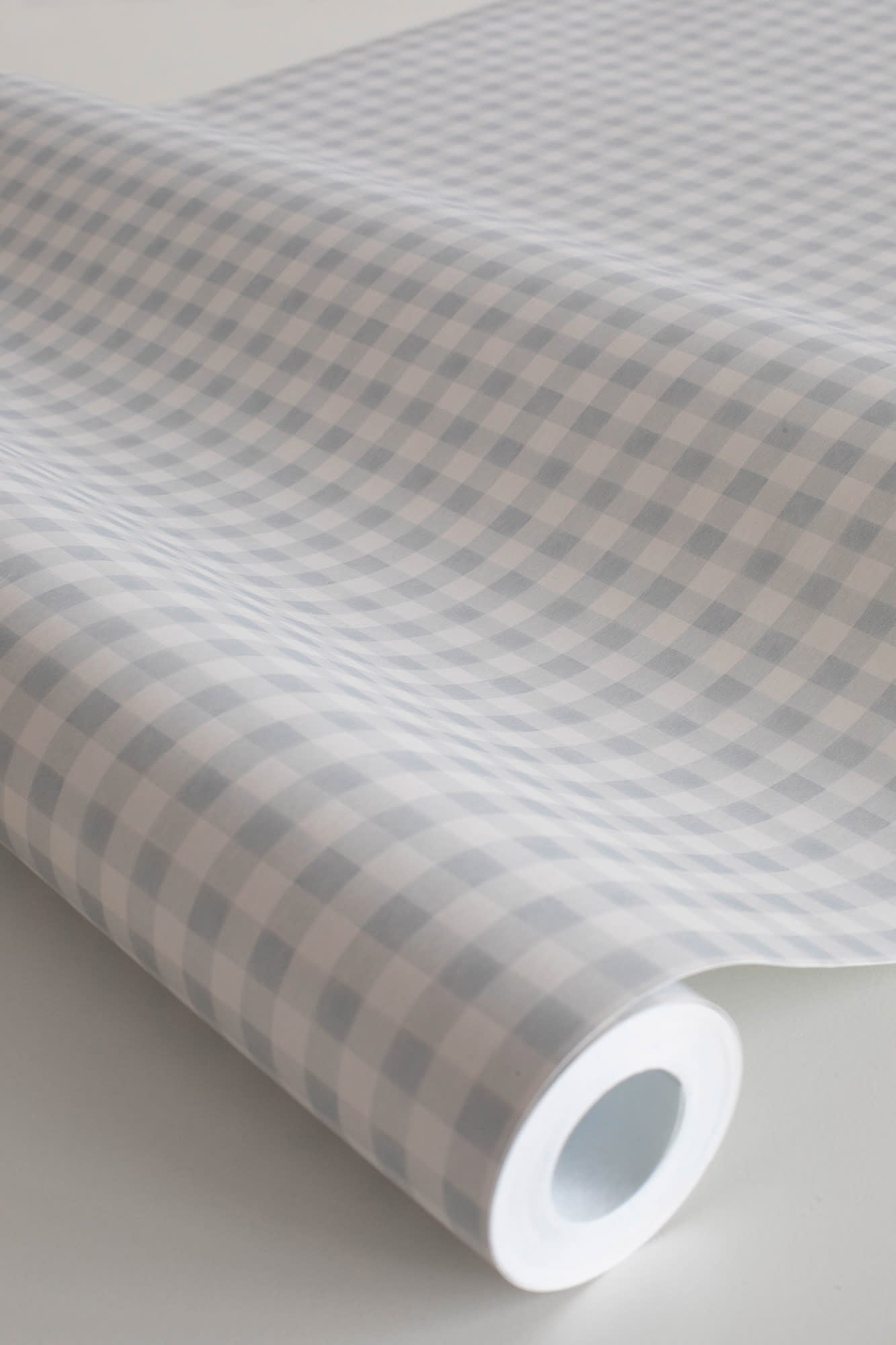 Ruta wallpaper by Sandberg in Misty Blue, close detail of the print