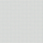 Ruta wallpaper by Sandberg in dusty blue gingham check on white, flat roll swatch