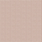 Ruta wallpaper by Sandberg in clay terracotta pink gingham check on white, flat roll swatch