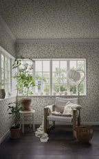 Bokskog wallpaper by Sandberg in a room setting