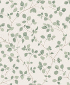 Bokskog Garden Green wallpaper by Sandberg – botanical design