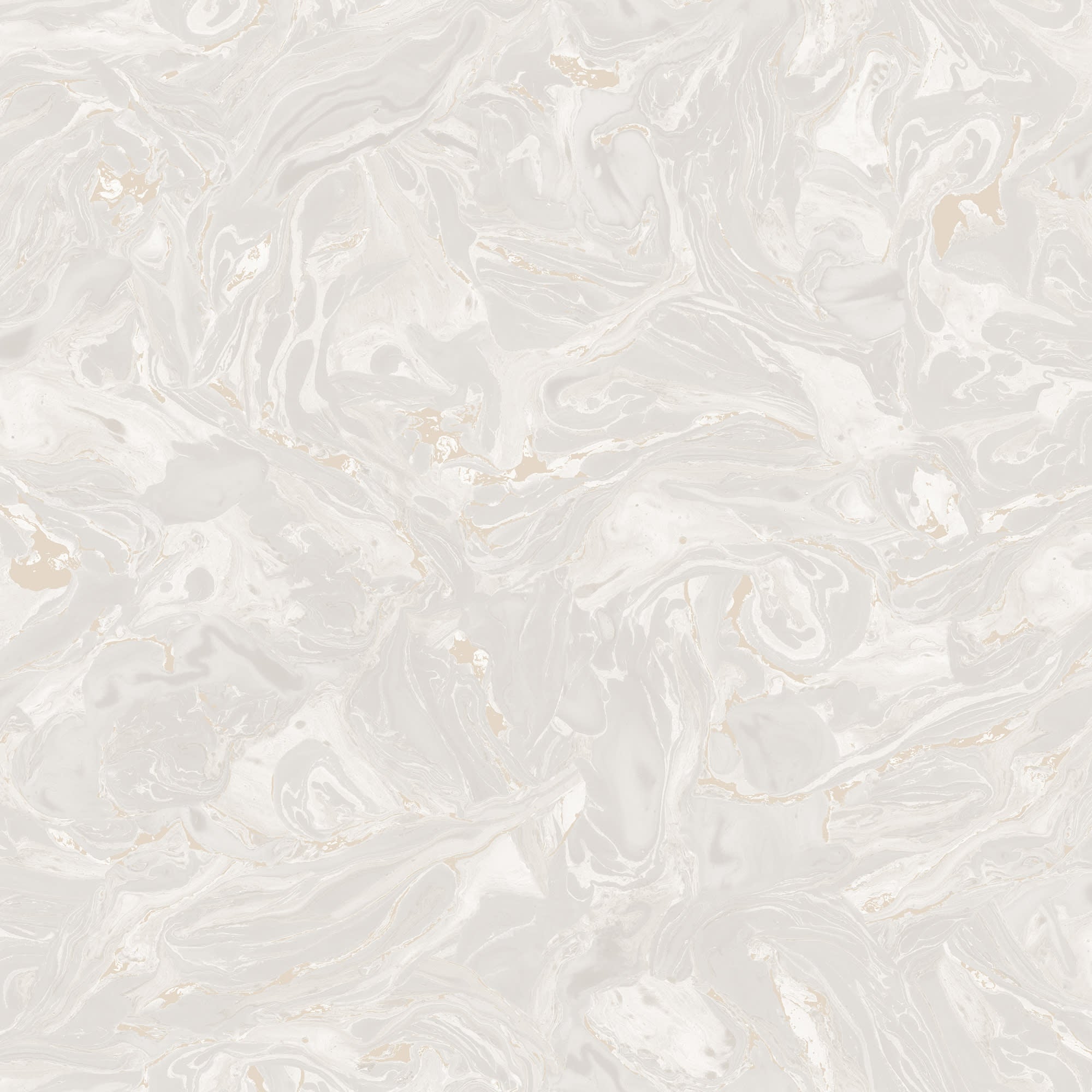 Marion wallpaper by Sandberg, flat swatch of pale grey and cream marbled texture with faint gold veining