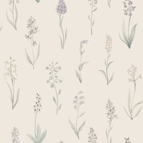 Alma Lilac wallpaper by Sandberg – floral design
