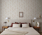 Grace wallpaper by Sandberg – Beige colourway, styled in a second room setting