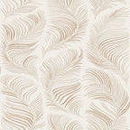 Grace wallpaper by Sandberg – Beige colourway, flat pattern repeat