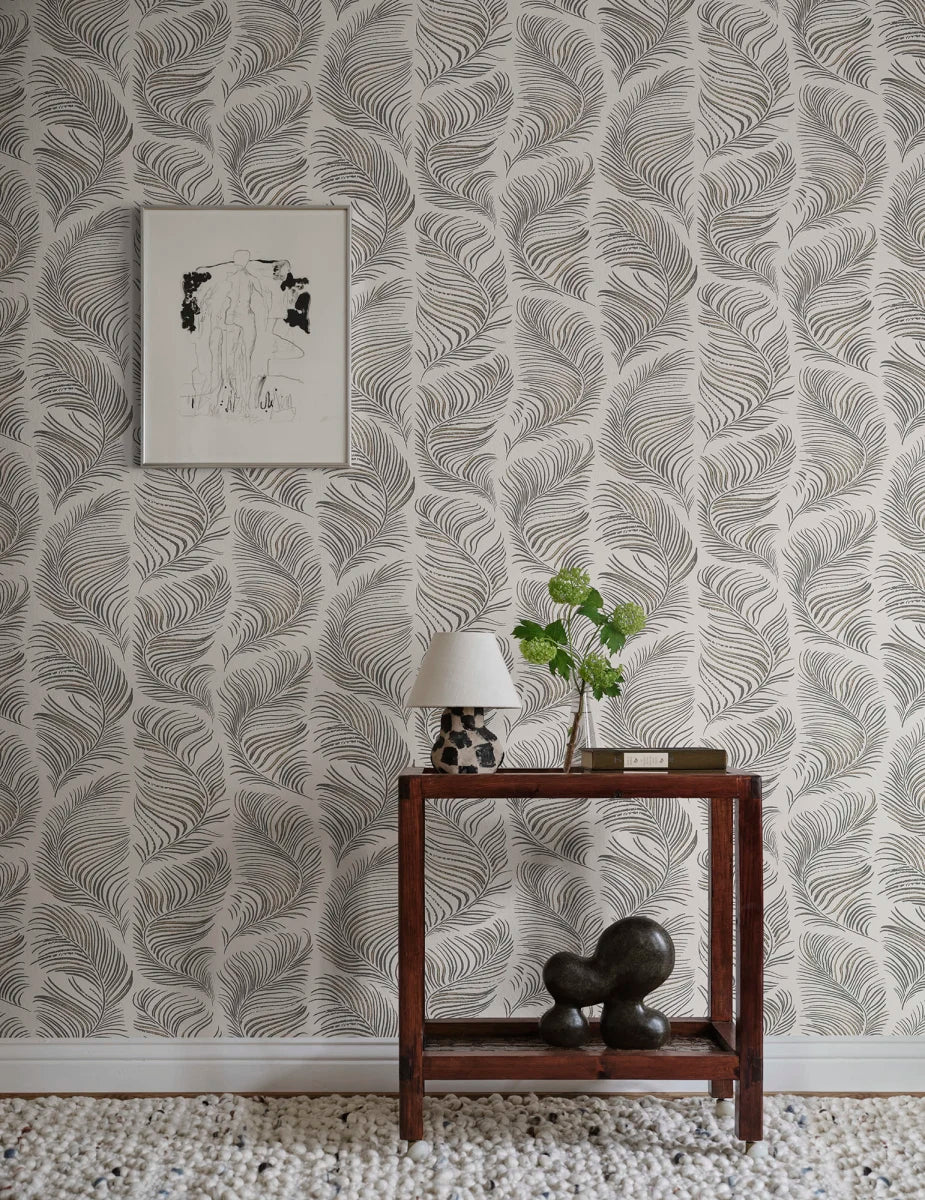 Grace wallpaper by Sandberg in a room setting