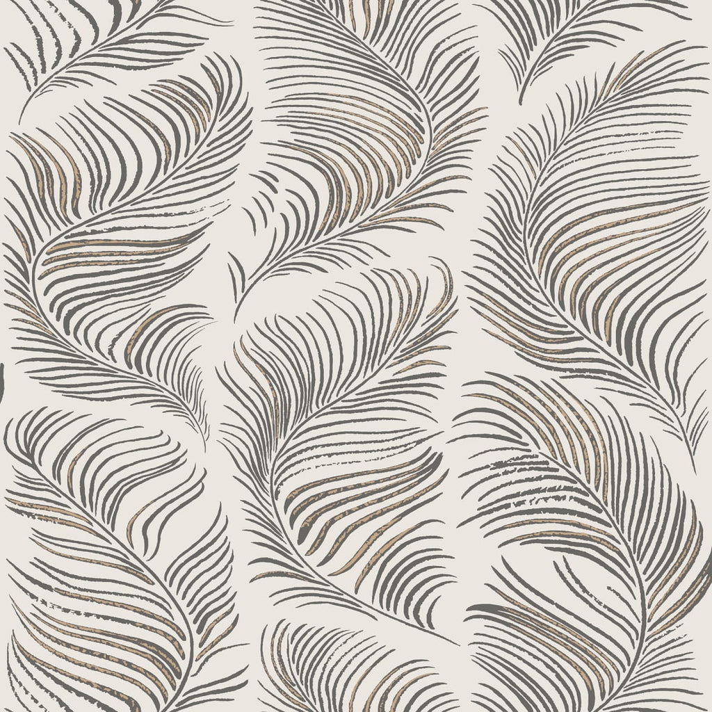 Grace Graphite wallpaper by Sandberg – botanical design