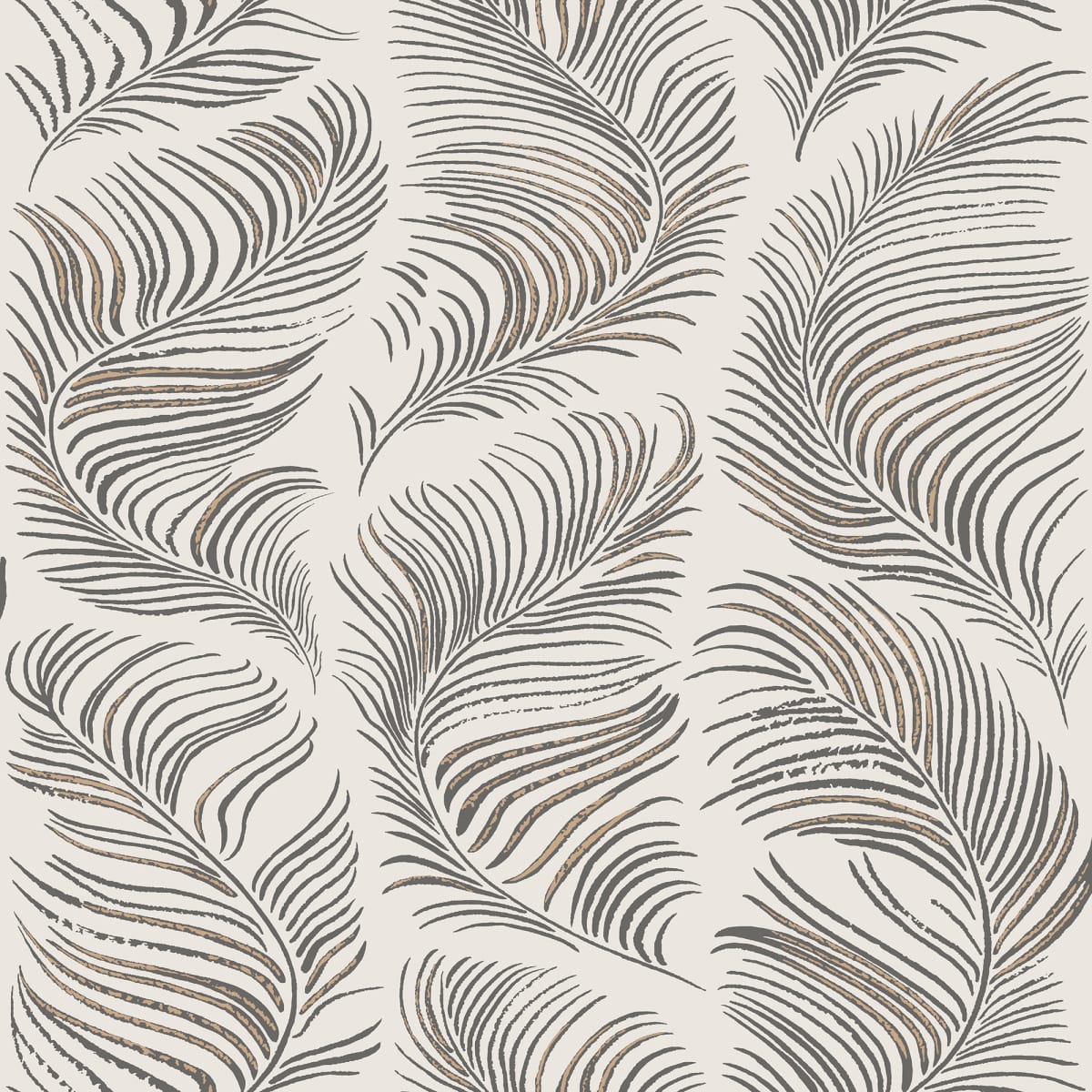 Grace Graphite wallpaper by Sandberg – botanical design