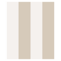 Magnus Stripe wallpaper by Sandberg, flat swatch of soft sand-beige and cream broad stripes