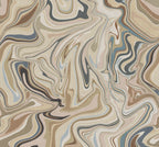 Klint wall mural by Sandberg in Clay, flat swatch showing the repeat