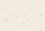 Hav wall mural by Sandberg in Misty Blue, flat swatch showing the repeat