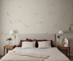 Hav wall mural by Sandberg in Terracotta, styled in a room, view 2