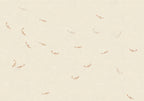 Hav wall mural by Sandberg in Terracotta, flat swatch showing the repeat
