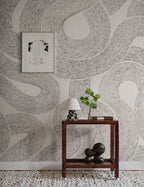 Zen Mural wall mural by Sandberg – abstract design, Grey – Graphite