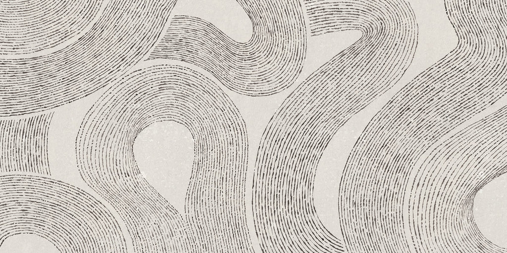 Zen Mural wall mural by Sandberg – abstract design, Grey – Graphite