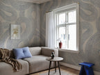 Zen Mural wall mural by Sandberg – abstract design, Blue – Indigo Blue