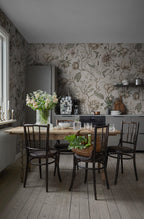 Belinda wallpaper by Sandberg – floral design, Pastel – styled in a room setting, view 13