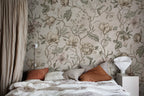 Belinda wallpaper by Sandberg – floral design, Pastel – styled in a room setting, view 15