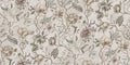 Belinda wallpaper by Sandberg – floral design, Pastel – flat swatch showing the repeat, view 4