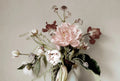 Julie wall mural by Sandberg – floral design, White – styled in a room setting, view 4