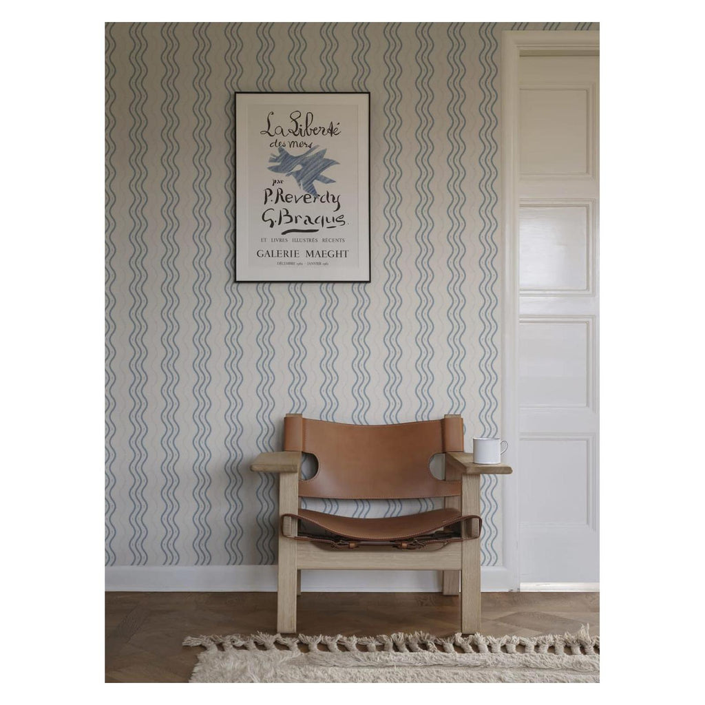 Ben Wavy Stripe - Wallpaper Trader