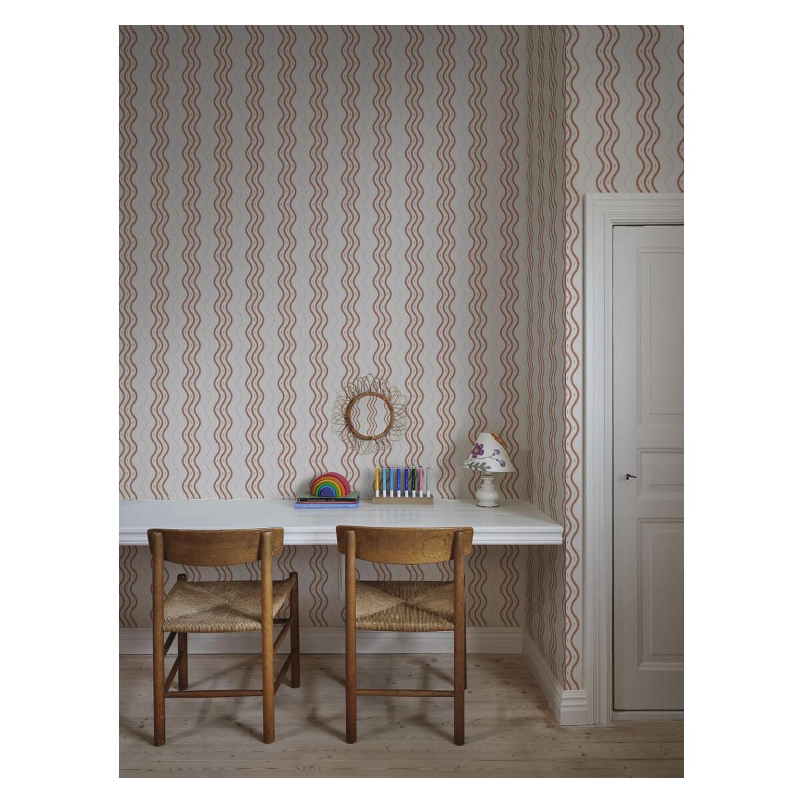 Ben Wavy Stripe - Wallpaper Trader