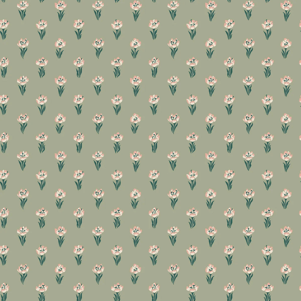 Betty Green wallpaper by Sandberg – floral design