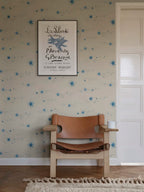 Gillis wall mural by Sandberg in a room setting
