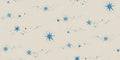 Gillis Blue wall mural by Sandberg – botanical design