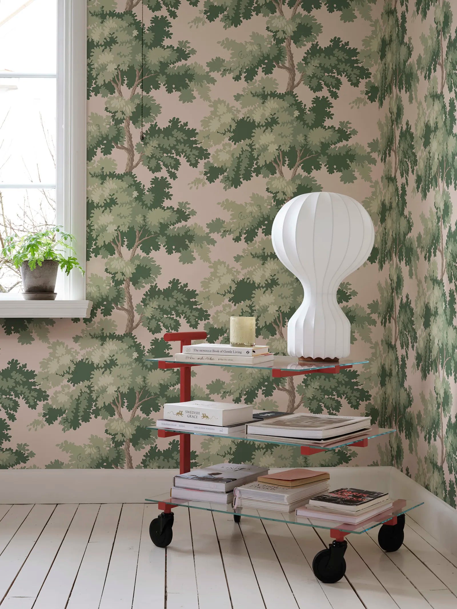 Raphael wallpaper by Sandberg – botanical, forest design