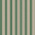 Linn wallpaper by Sandberg, flat swatch of fine vertical pinstripes in forest green on a cream ground
