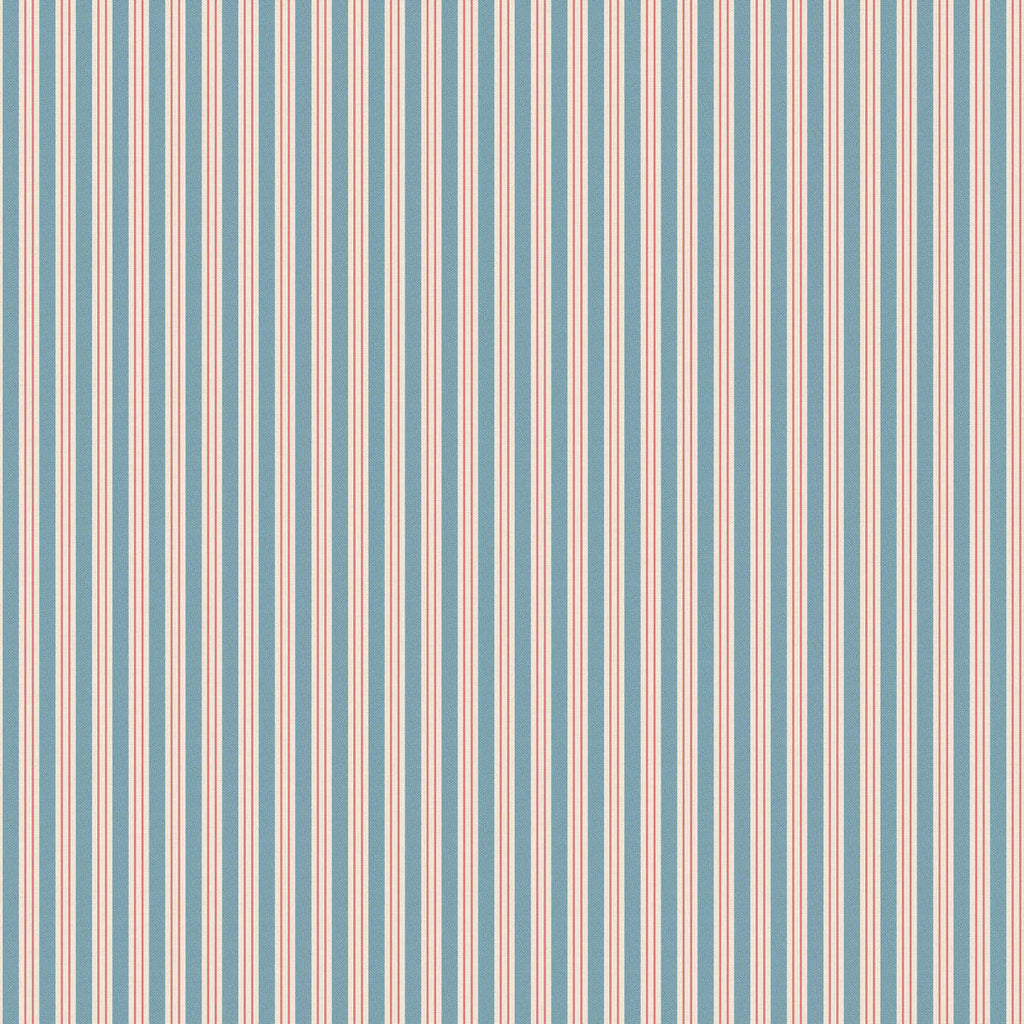 Linn Sky Blue wallpaper by Sandberg – stripe design