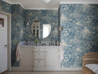 Forest Toile wall mural by Sandberg in a room setting