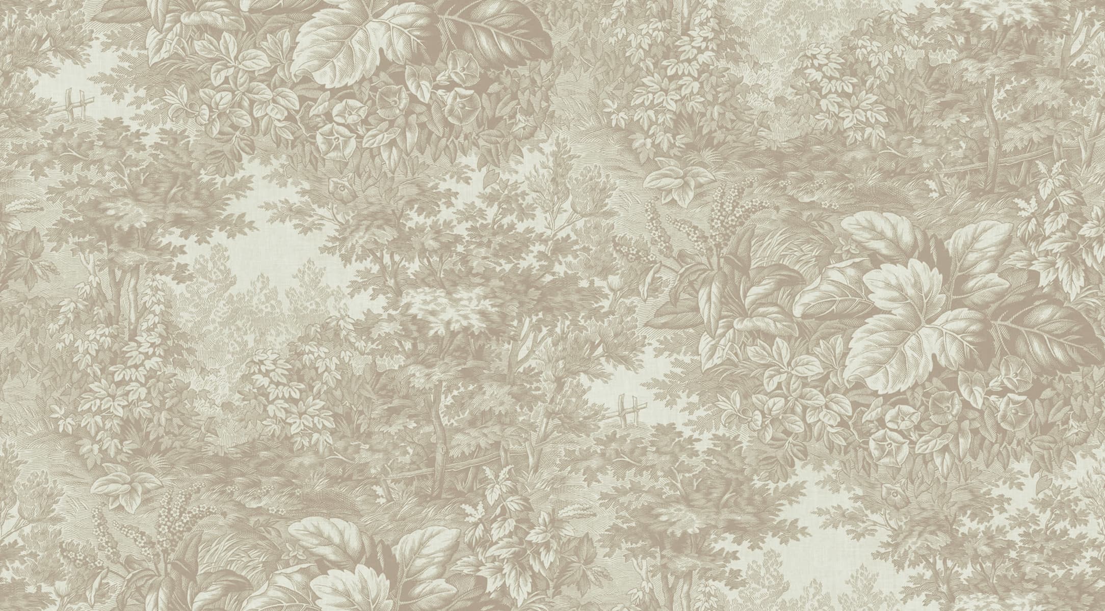 Forest Toile Sandstone wall mural by Sandberg – botanical design