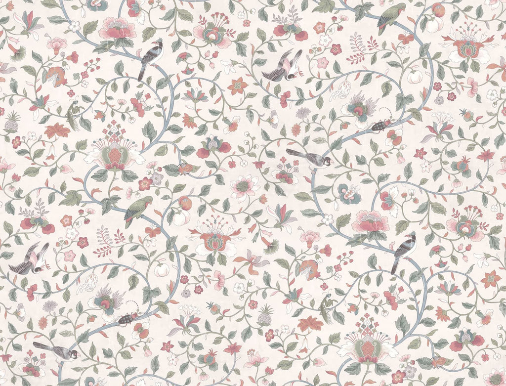 Hedda Pastel wall mural by Sandberg – botanical design