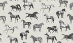 Colette wallpaper by Sandberg – animals design, Grey – Graphite – styled in a room setting, view 9
