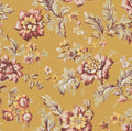 Rosenholm wallpaper by Sandberg – floral design, Yellow, flat pattern repeat