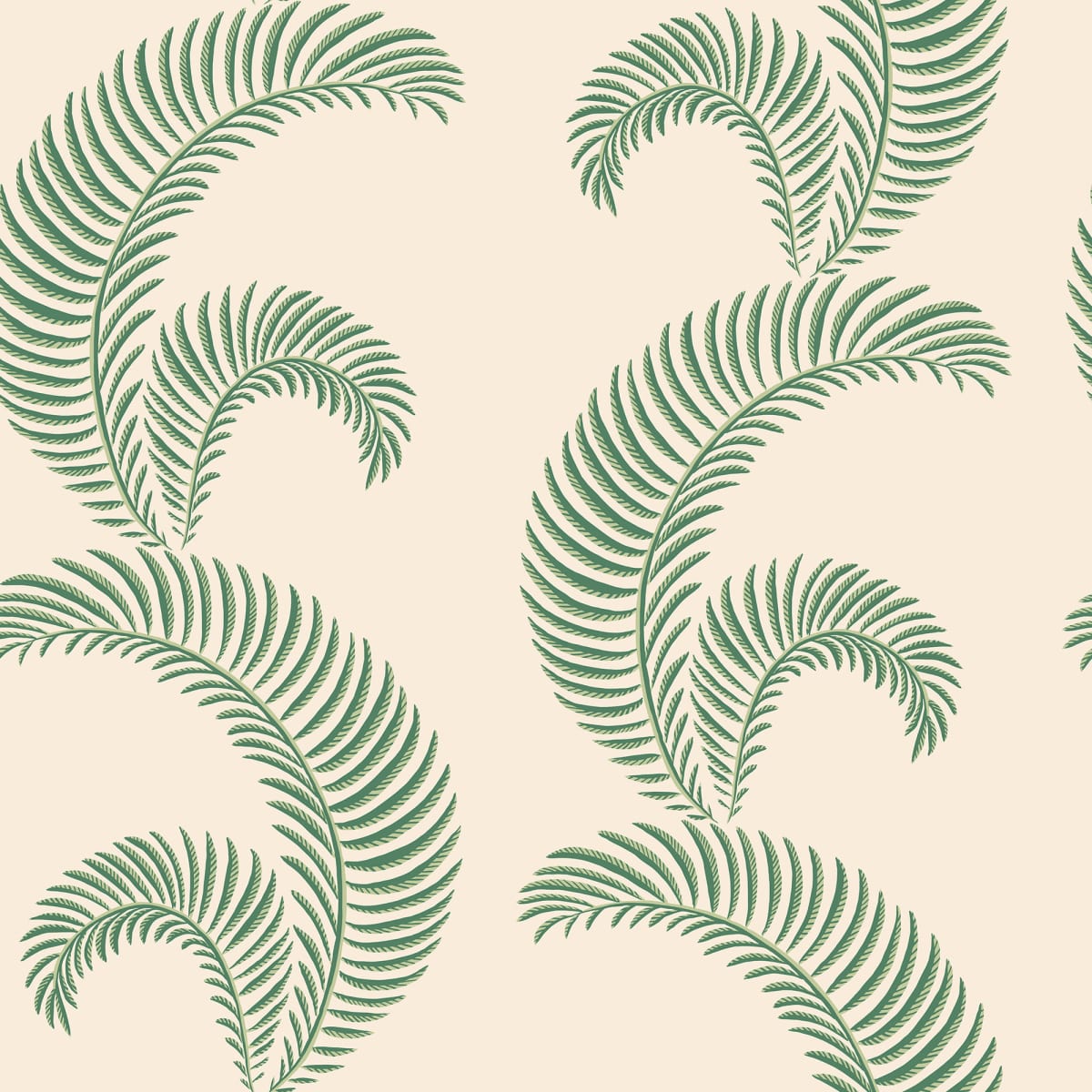 Jasmine Garden Green wallpaper by Sandberg – botanical design
