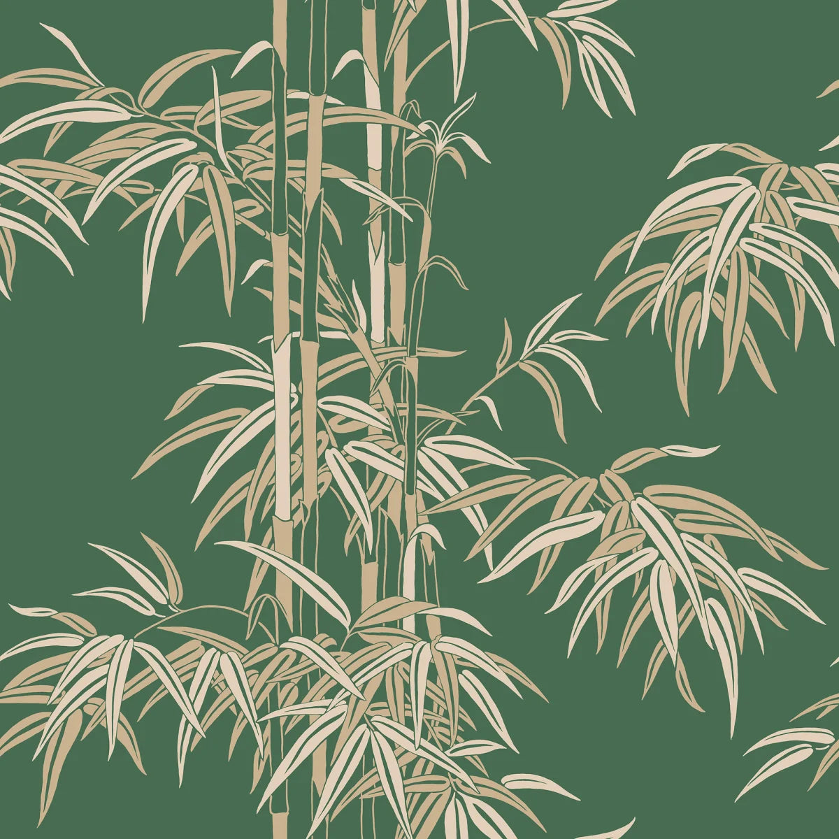 Leon Green wallpaper by Sandberg – botanical design
