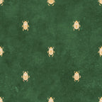 Audrey Dark Green wallpaper by Sandberg – botanical design