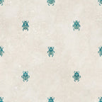 Audrey Blue wallpaper by Sandberg – botanical design