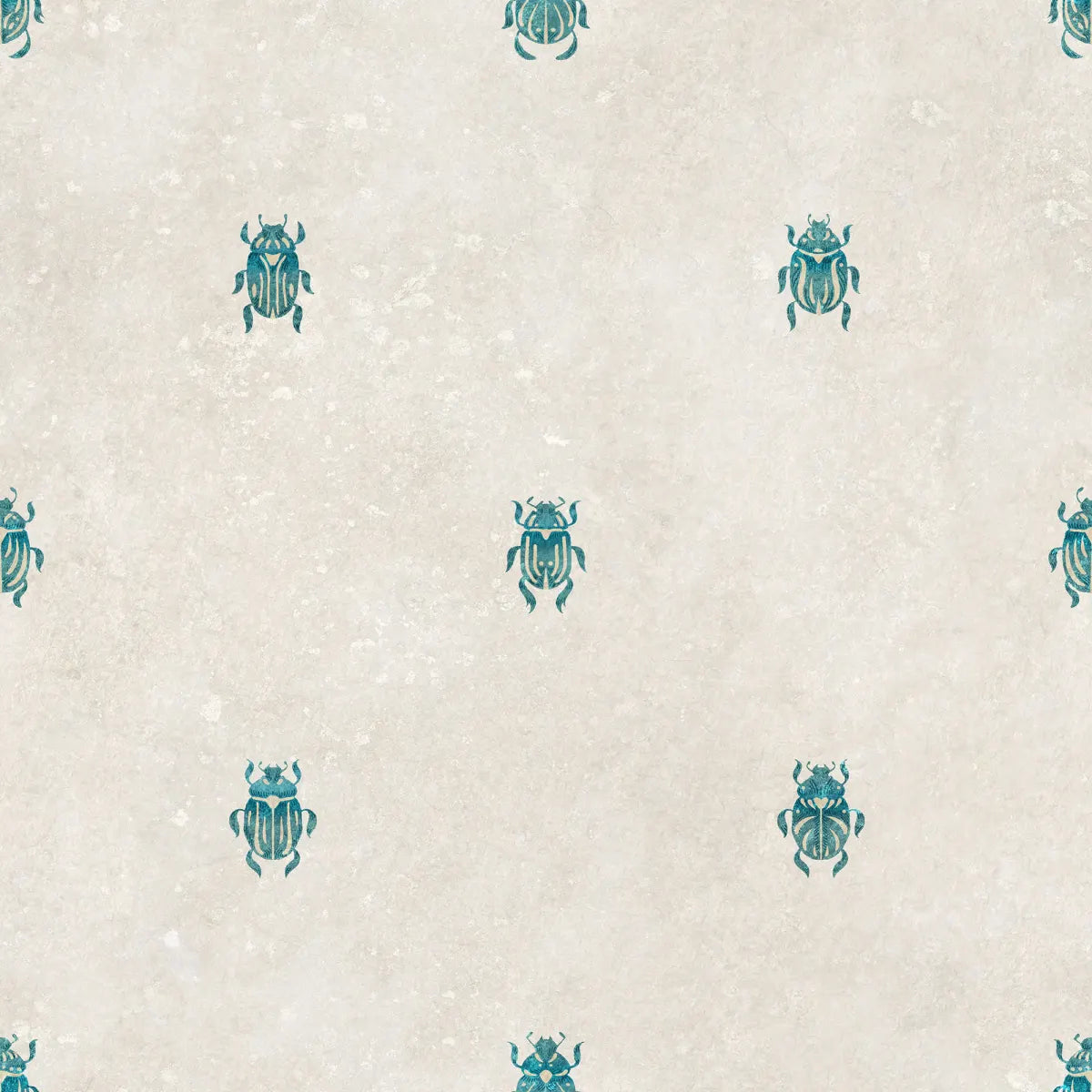 Audrey Blue wallpaper by Sandberg – botanical design