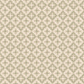 Edvin wallpaper by Sandberg, flat swatch of a sage-green diamond-trellis floral motif on cream