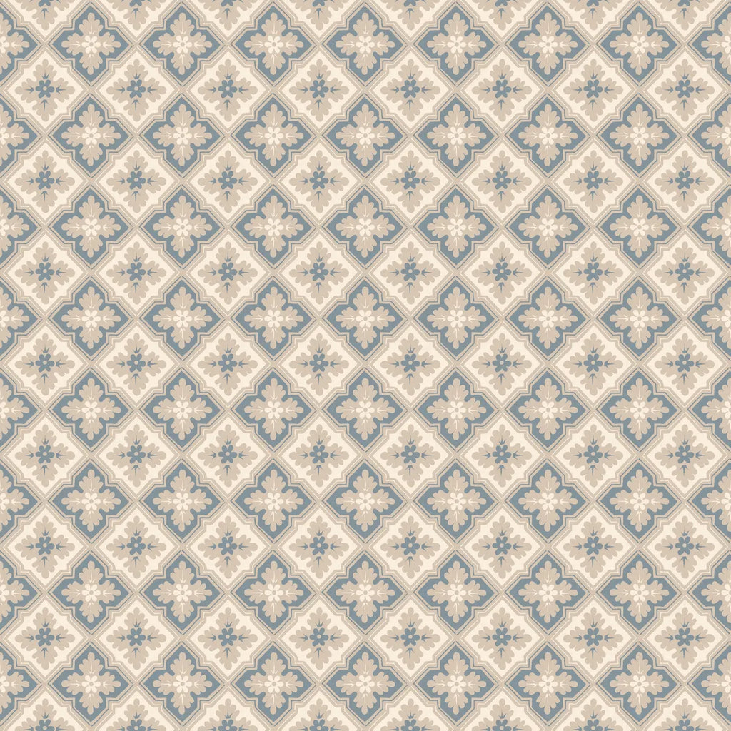 Edvin Indigo Blue wallpaper by Sandberg – botanical design