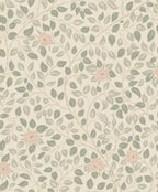 Solliden Spring Green wallpaper by Sandberg – floral design