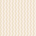Erik wallpaper by Sandberg, wavy dotted vertical stripe in soft yellow on cream, flat swatch colourway