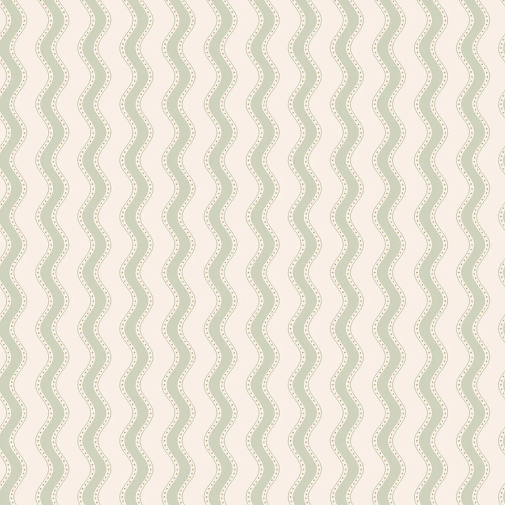 Erik Spring Green wallpaper by Sandberg – stripe design